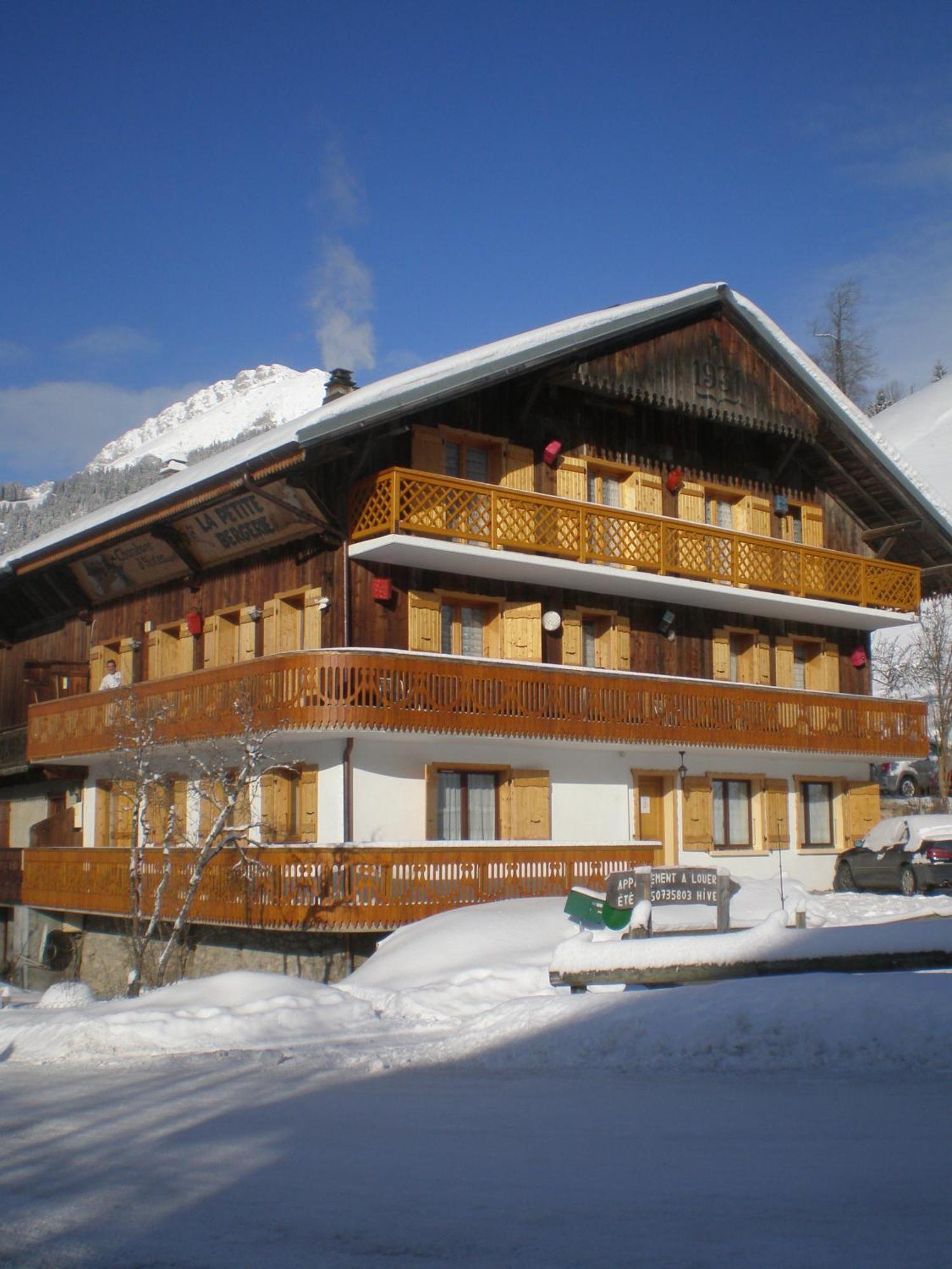 Ferienwohnung Les Mouflons Abondance Exterior foto
